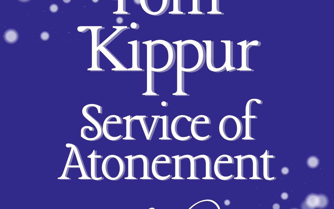 Yom Kippur: Service of Atonement