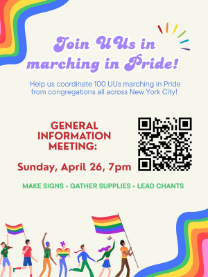 UU Pride March General Information Meeting